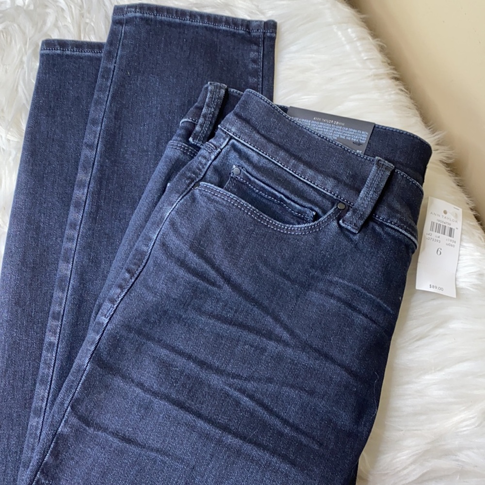 Ann Taylor Dark Denim Modern Skinny Jean - Picture 14 of 15